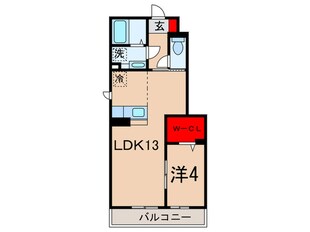 カメリア並木の物件間取画像